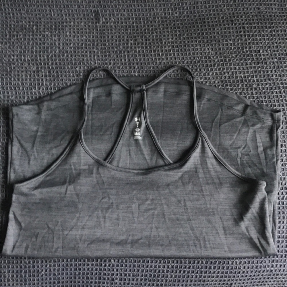 Under Armour gray tank; size medium